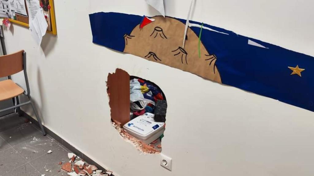 Otra imagen de los destrozos y daños provocados