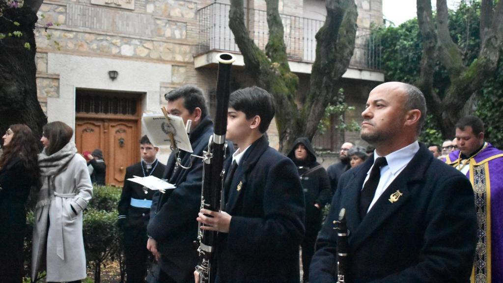 Un instante de la procesión quintanareña