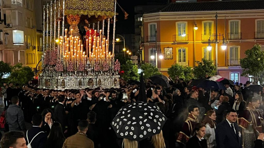 Lluvia en el encierro de Monte Calvario.