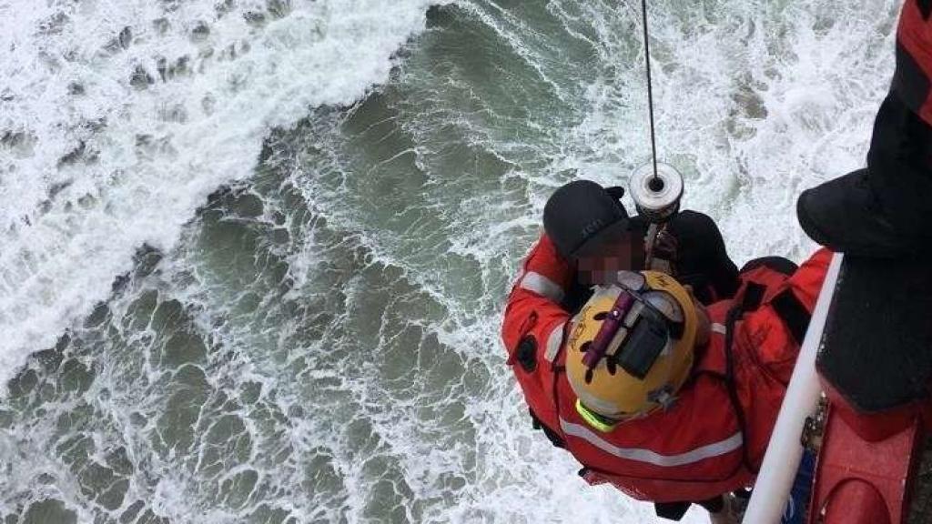 Imagen de archivo de un rescate del 112 en Cantabria