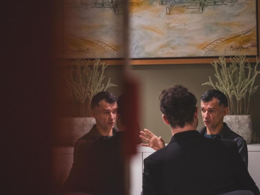 Stéphane Duguin durante la entrevista.