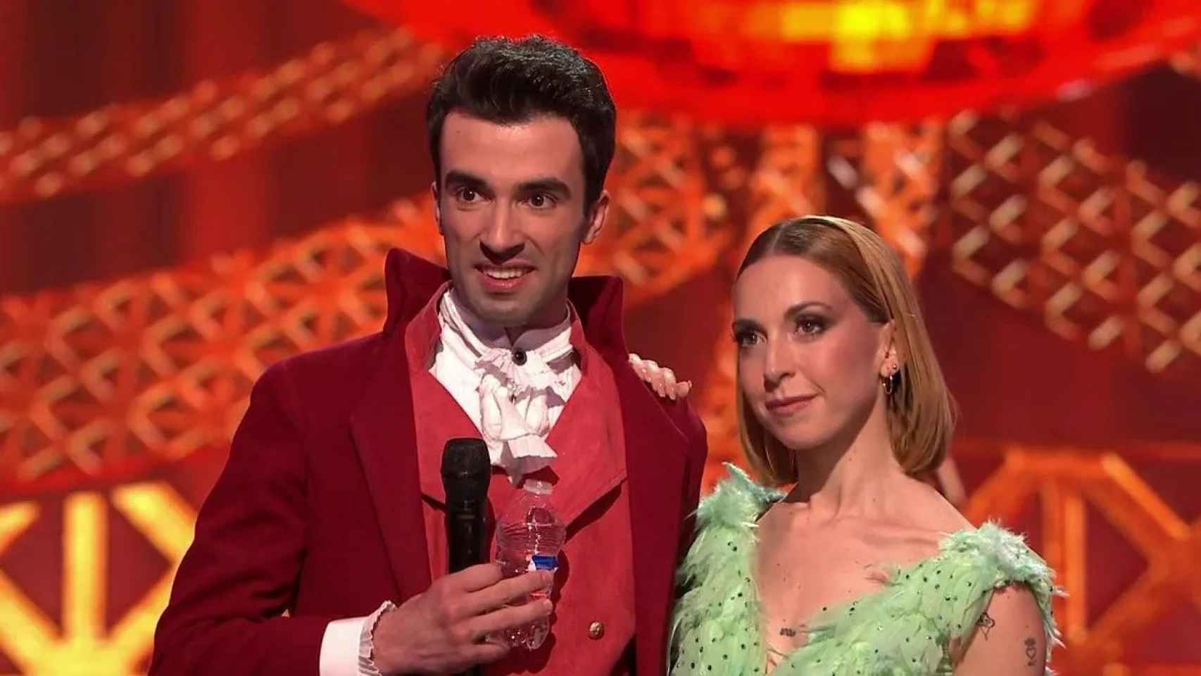 Bruno Vila y Marta Blanco en 'Bailando con las estrellas'.