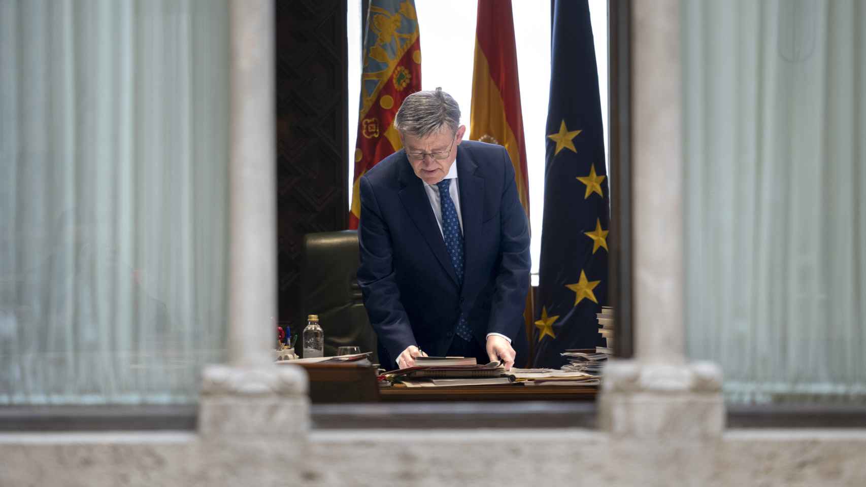 Ximo Puig, en el Palau de la Generalitat en una imagen de archivo.
