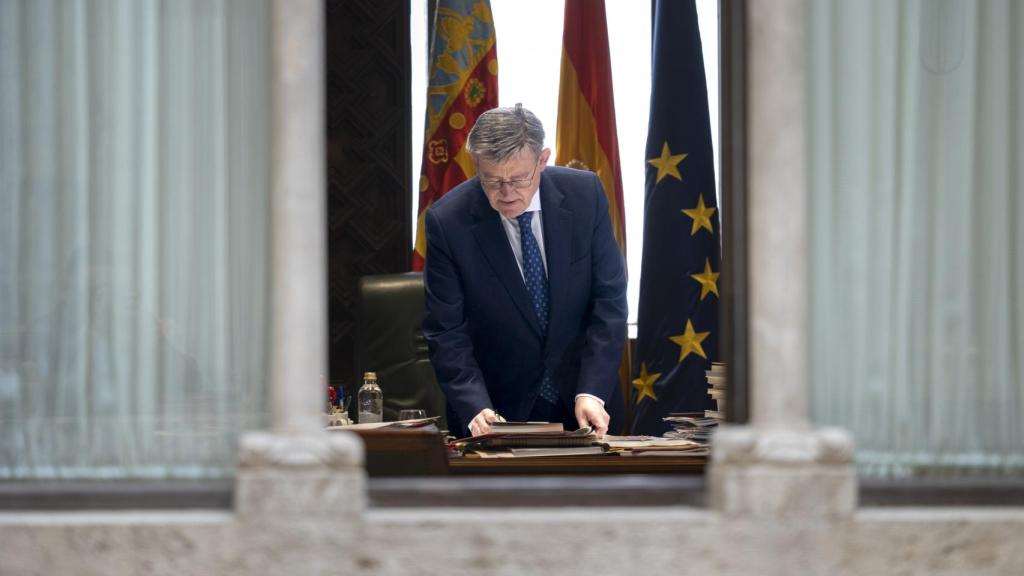 Ximo Puig, en el Palau de la Generalitat en una imagen de archivo.