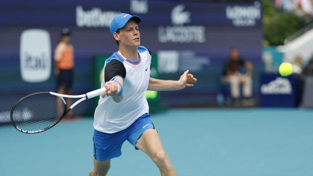 Jannik Sinner, durante el Masters 1.000 de Miami