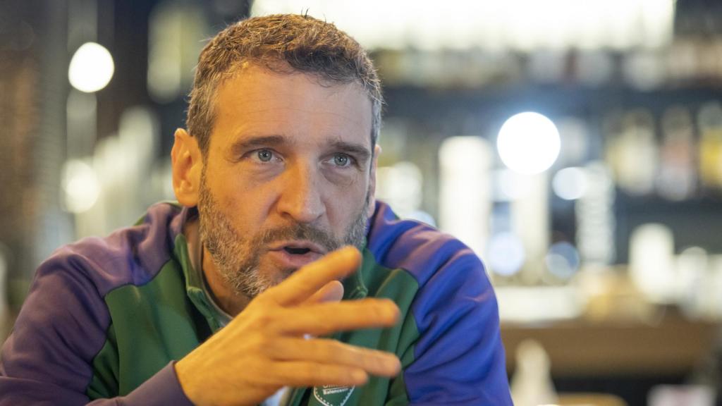 Ibon Navarro durante su charla con EL ESPAÑOL de Málaga