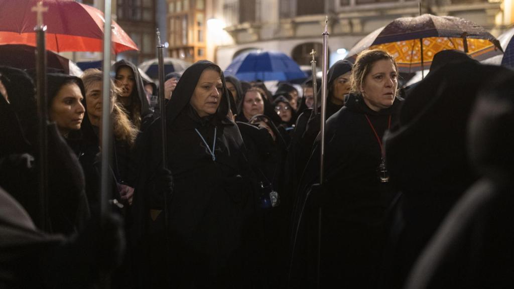 Suspendida por lluvia la procesión de la Santísima Virgen de la Soledad
