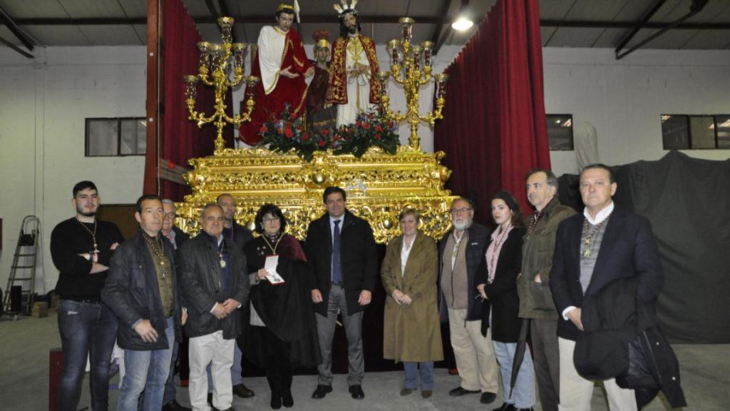 Otro momento de la visita, con el paso al fondo