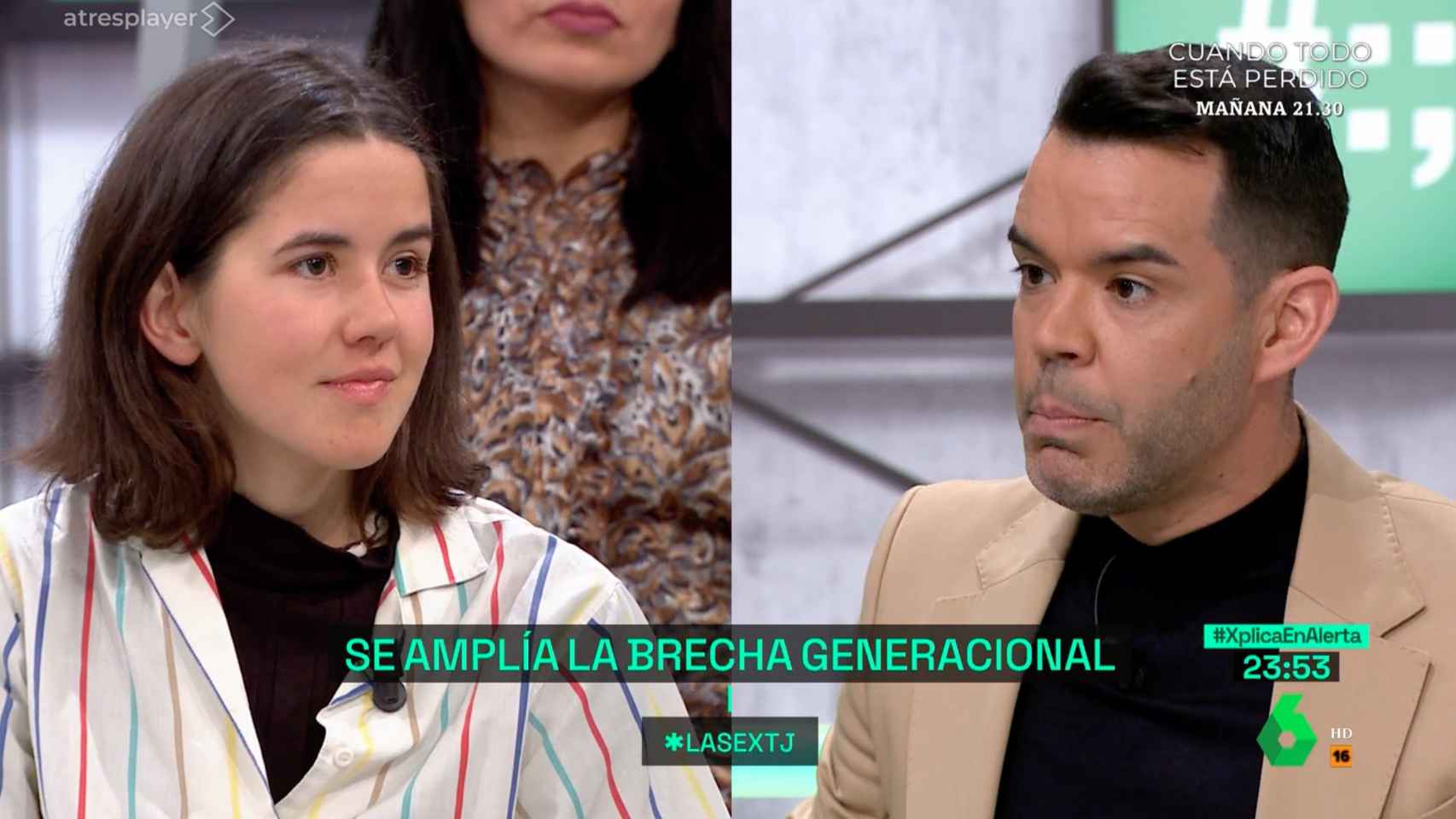 Leticia Vázquez y José María Camarero en 'laSexta Xplica'.