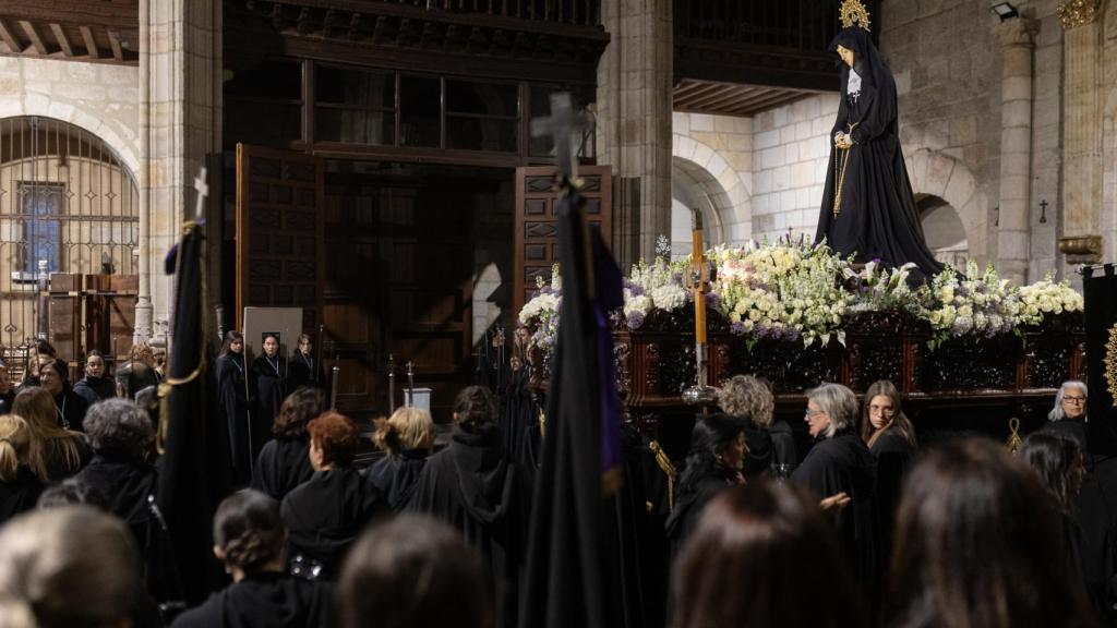 Suspendida por lluvia la procesión de la Santísima Virgen de la Soledad
