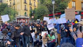 Los dos senegaleses agredidos en Lavapiés.