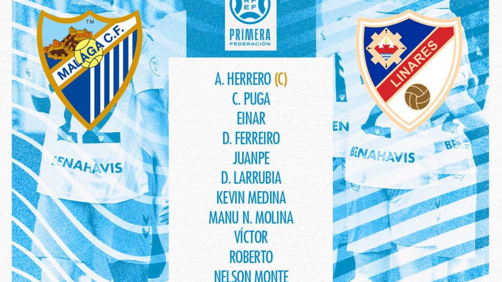 Las alineaciones del Málaga CF vs. Linares: Vuelve Kevin