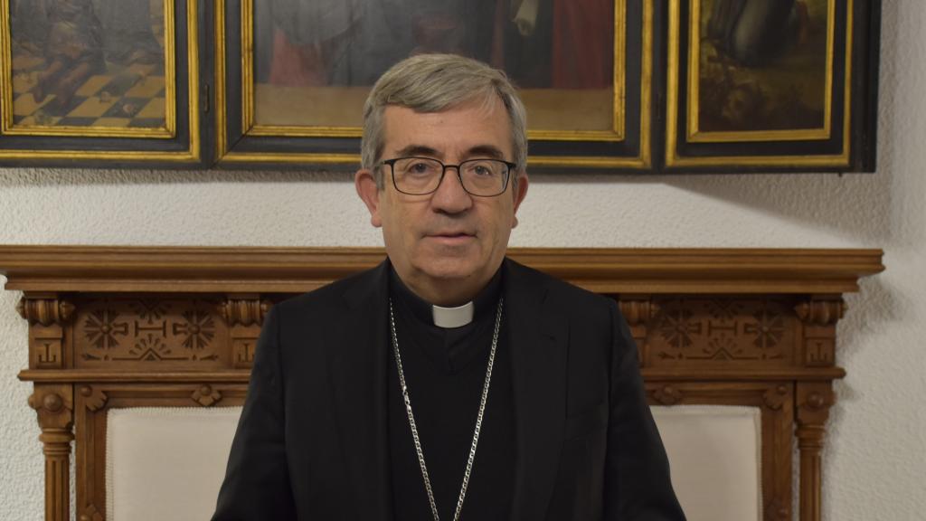 El presidente de la CEE y arzobispo de Valladolid, Luis Argüello, durante una entrevista con EL ESPAÑOL - Noticias de Castilla y León