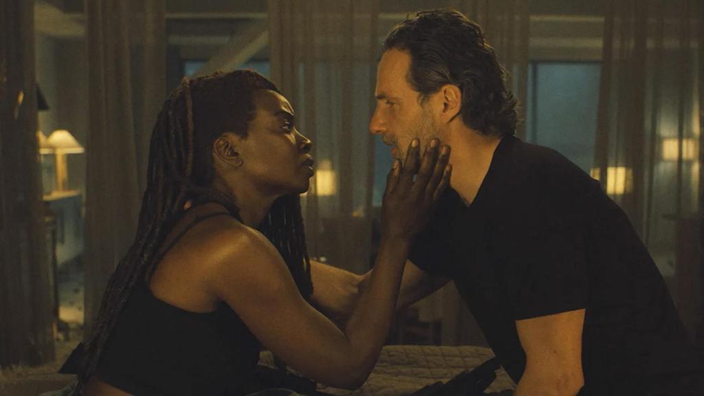 Rick y Michonne en 'The Ones Who Live'