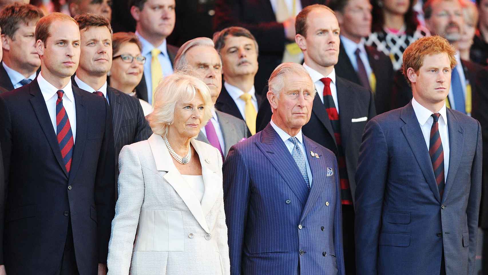 La familia real británica en la inauguración de los Juegos Invictus, en 2014.