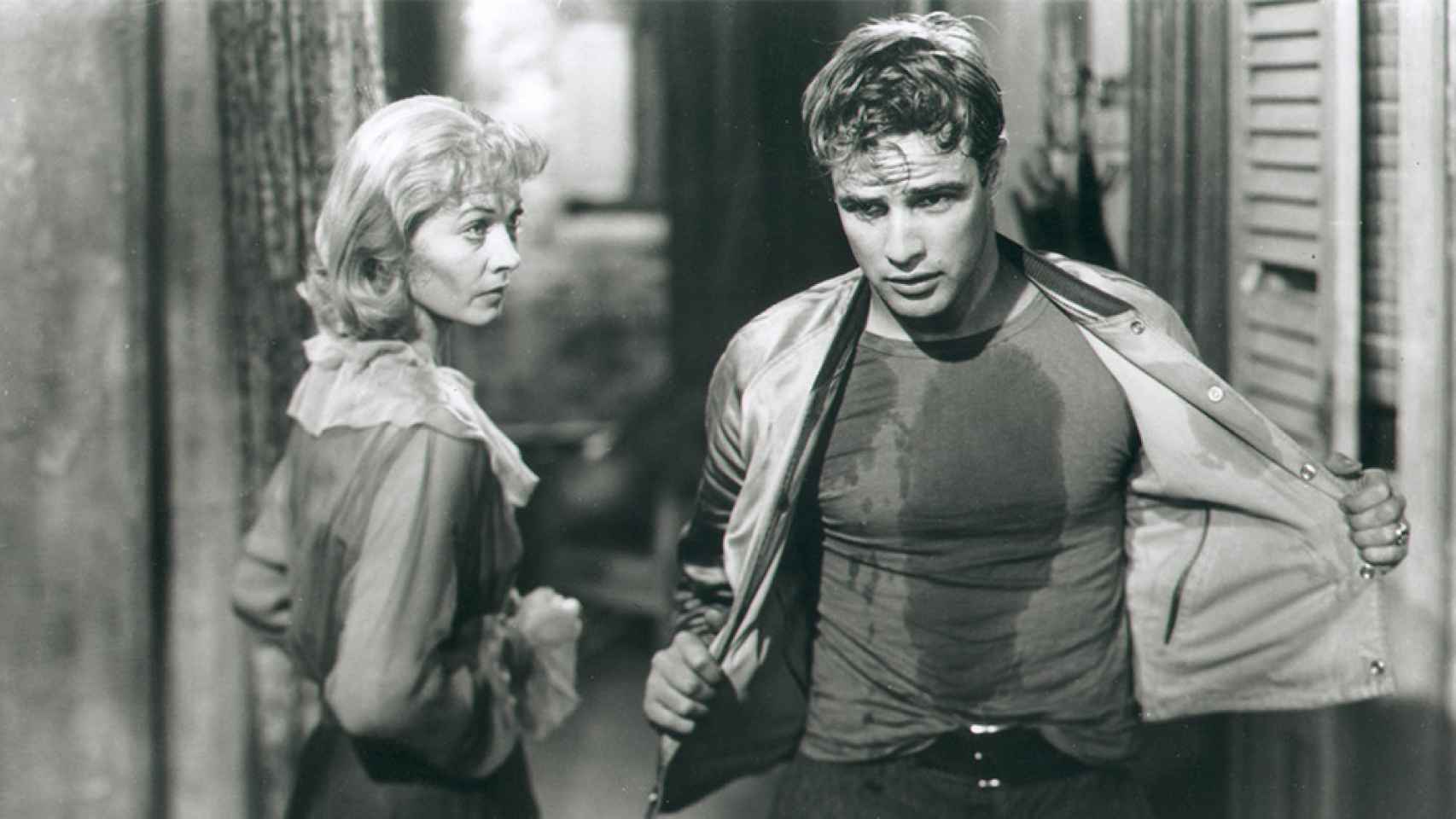 Vivien Leigh y Marlon Brando en 'Un tranvía llamado Deseo' (Elia Kazan, 1951)