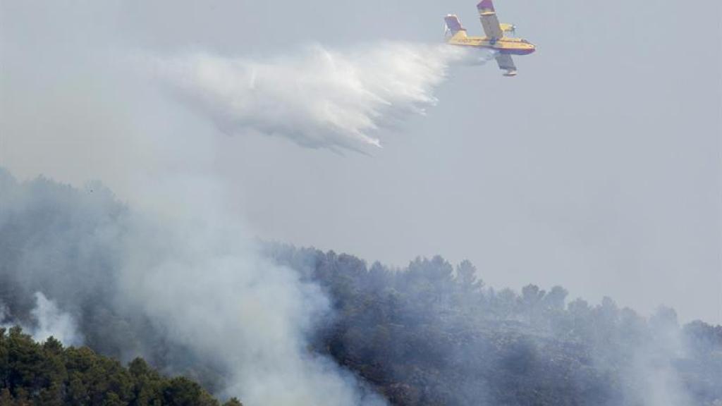 Incendio en Artana (Castellón), en una imagen de archivo. Efe / Domenech Castelló