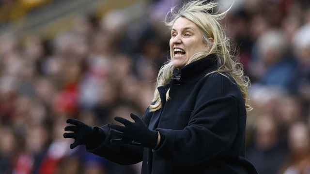Emma Hayes, entrenadora del Chelsea, durante la final.