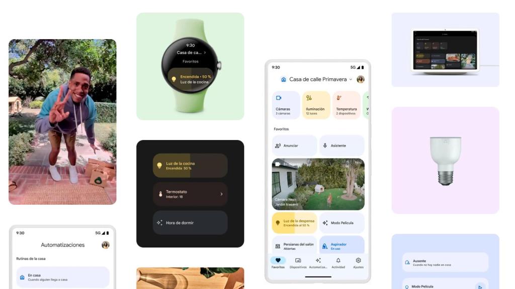 Imagen del ecosistema de Google Home