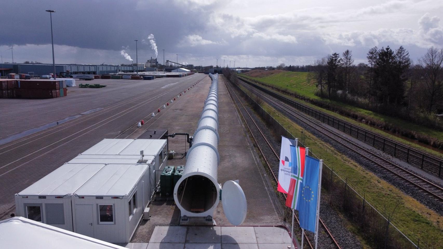 Instalación de pruebas de Hyperloop en Países Bajos