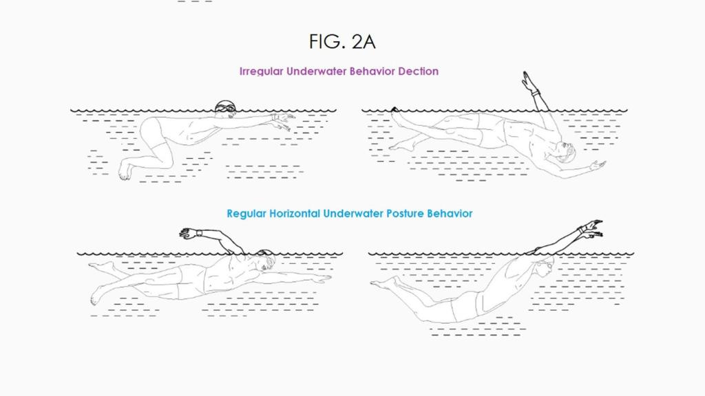 Una de las figuras de la patente de Apple.