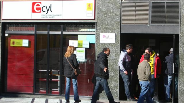 Imagen de una oficina del Ecyl en Ponferrada.