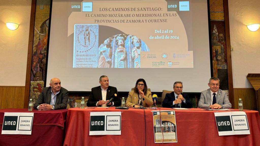 Inauguración del curso sobre el camino mozárabe o meridional de Santiago, organizado por la UNED