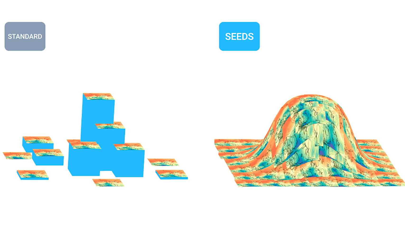 Imagen de un vídeo demostración de SEEDS de Google