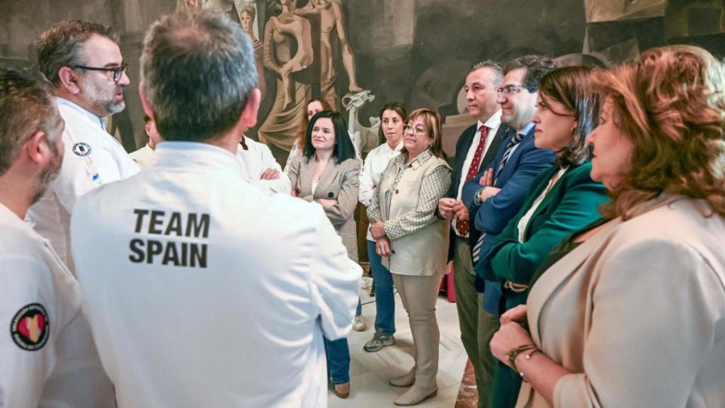 La Selección Española de Cocina, este martes en la Diputación de Ciudad Real.