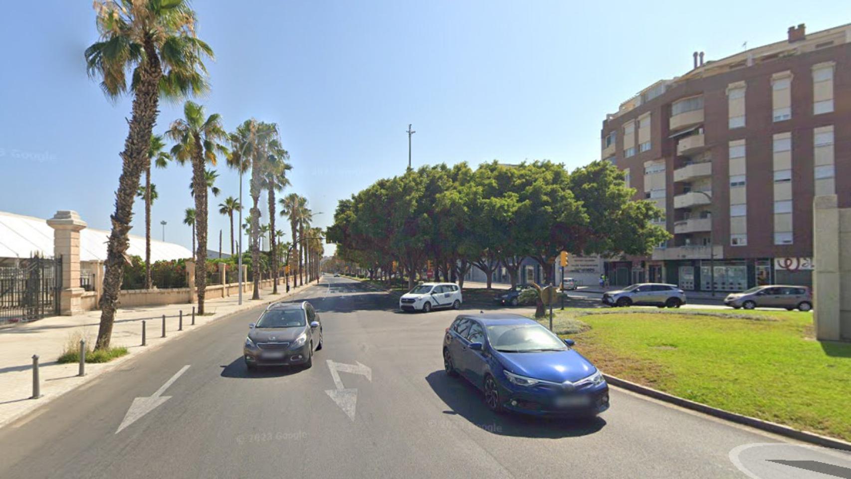 Imagen de Paseo Marítimo Antonio Machado, cerca del puerto de Málaga.