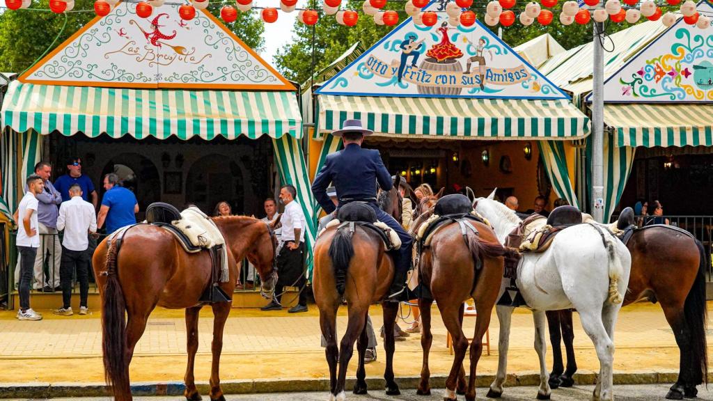 Imagen de archivo de la Feria de Abril.
