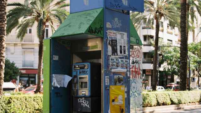 Cabina de Telefónica en Valencia, imagen de archivo. Raquel Granell