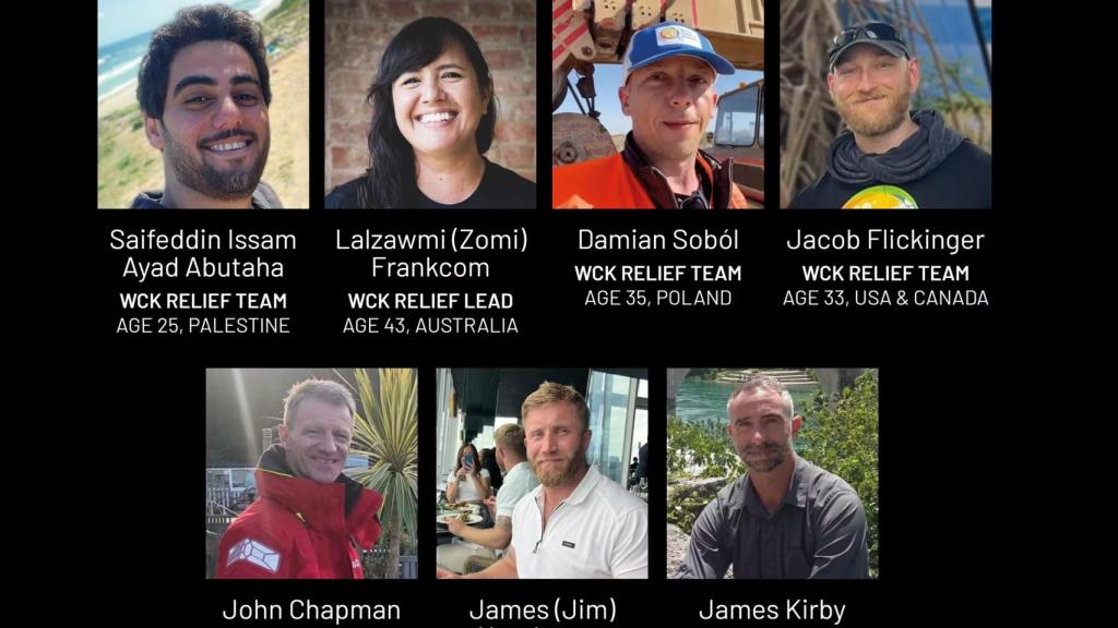 Los siete héroes de World Central Kitchen