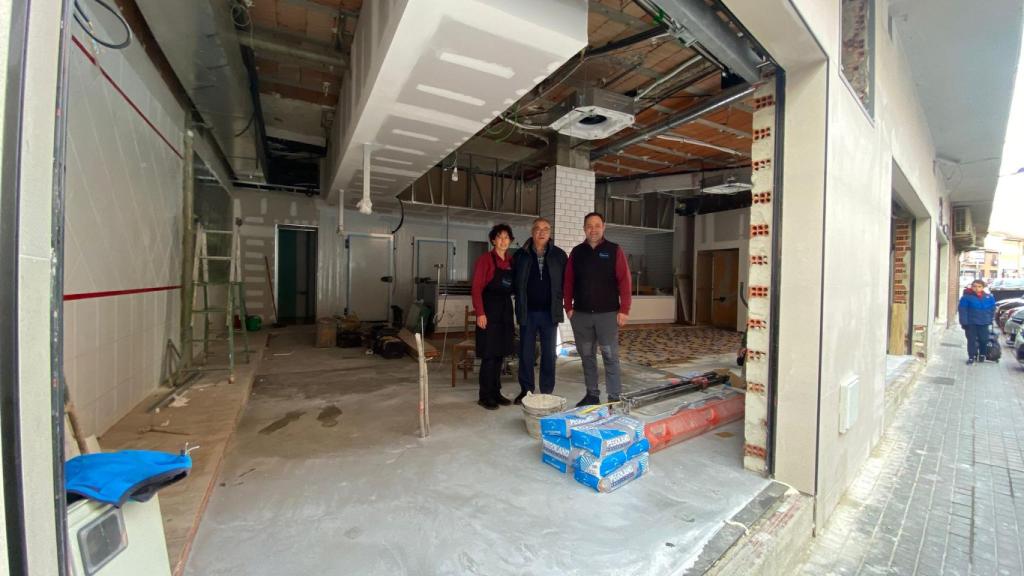 Las obras en el local antiguo que ampliará el existente