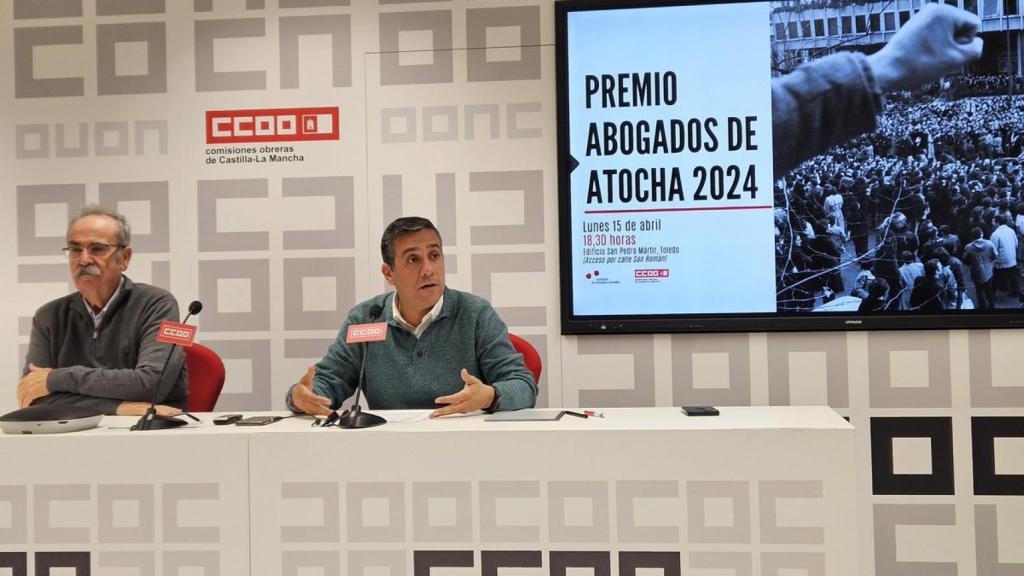 Rueda de prensa para anunciar el Premio Abogados de Atocha 2024
