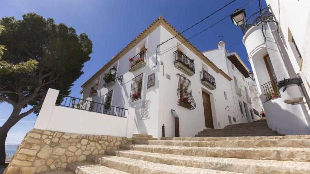 Casco urbano de Altea, Alicante.