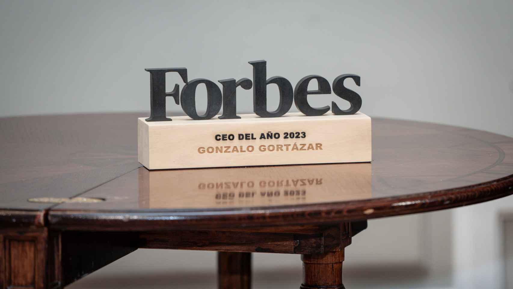 Premio Forbes al CEO del año 2023 para Gonzalo Gortázar.