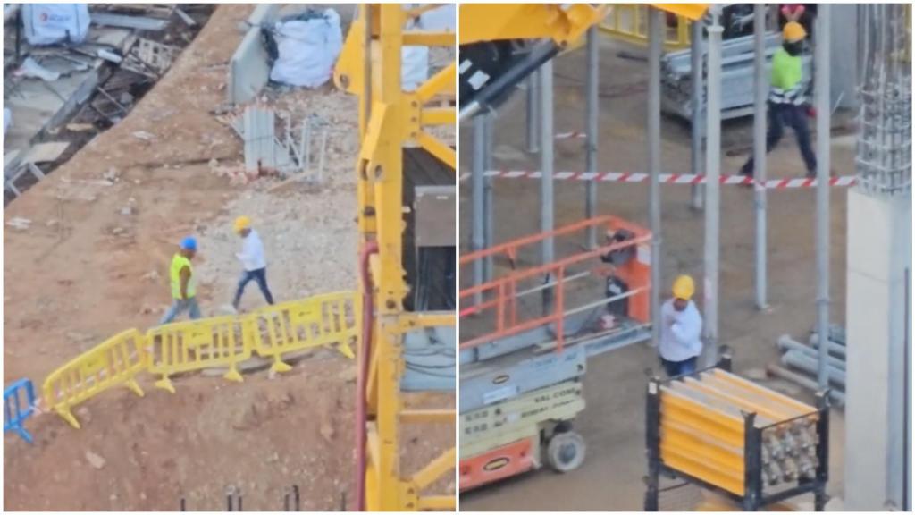 Una persona se cuela en las obras del Camp Nou y roba un objeto