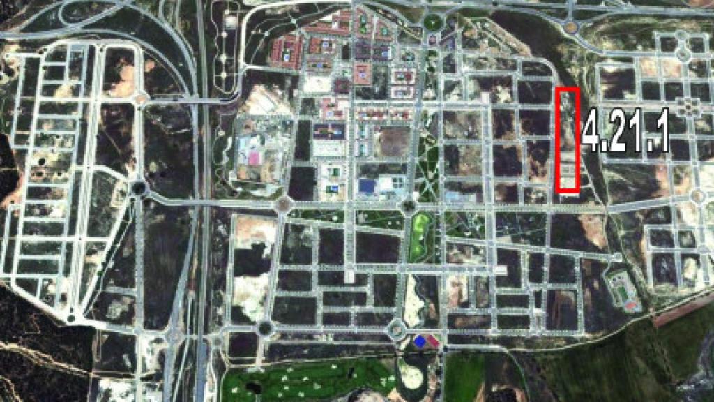 Terrenos subastados en Yebes.