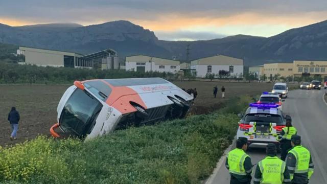 Accidente en Villanueva del Trabuco.