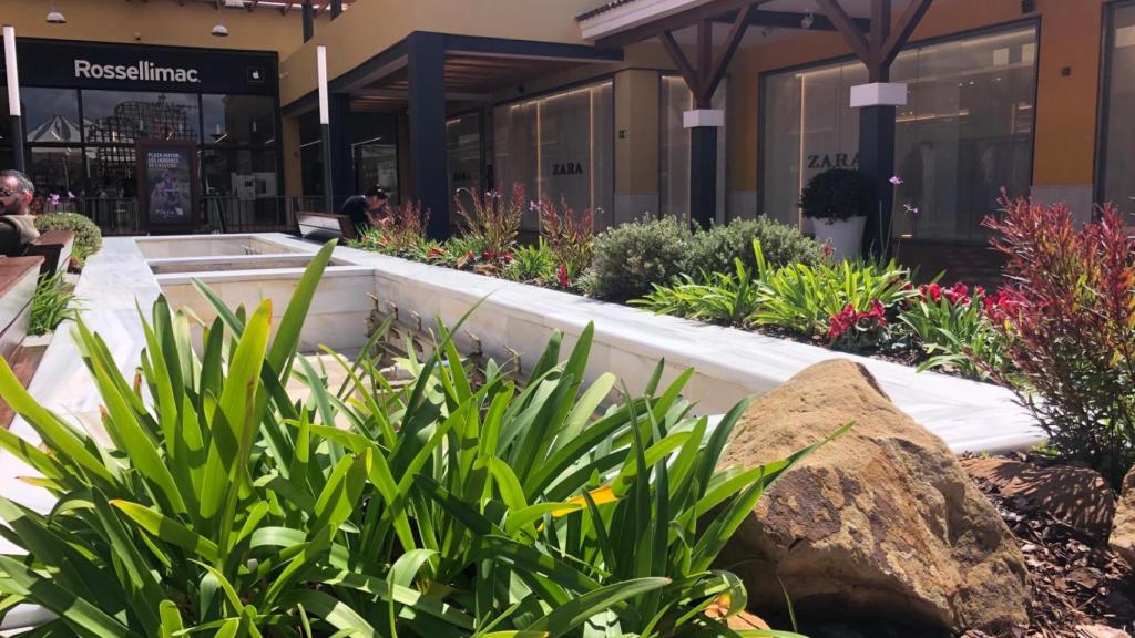 Una de las fuentes de Plaza Mayor.