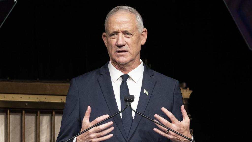 Benny Gantz, en una visita a Nueva York en 2022.