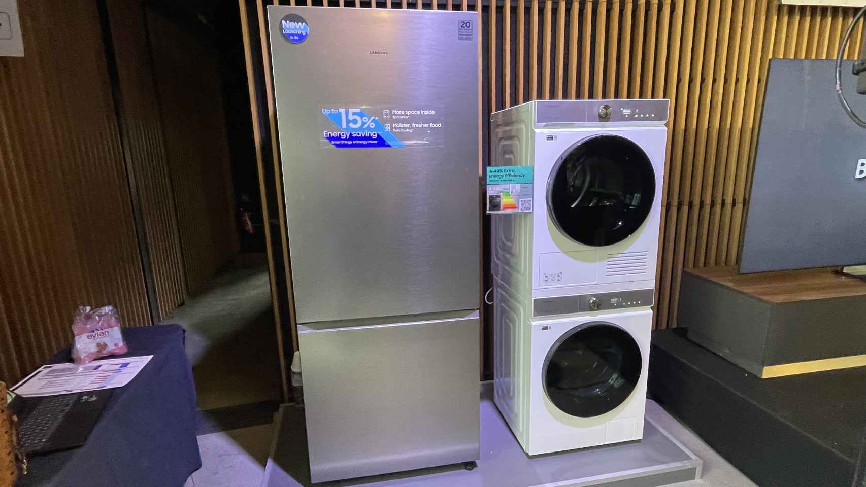 Uno de los frigoríficos y lavadoras de Samsung.