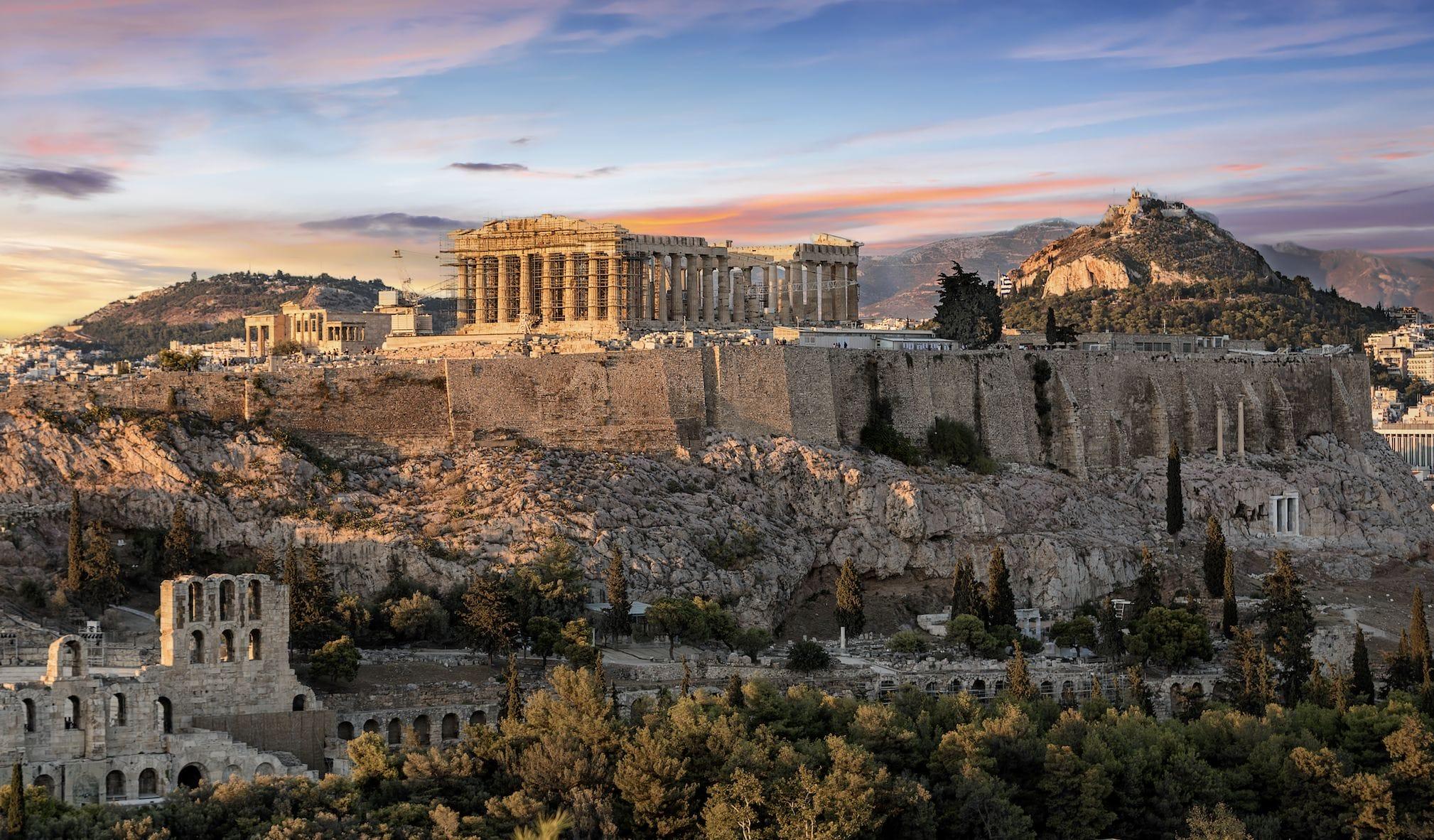 Atenas, capital de Grecia.