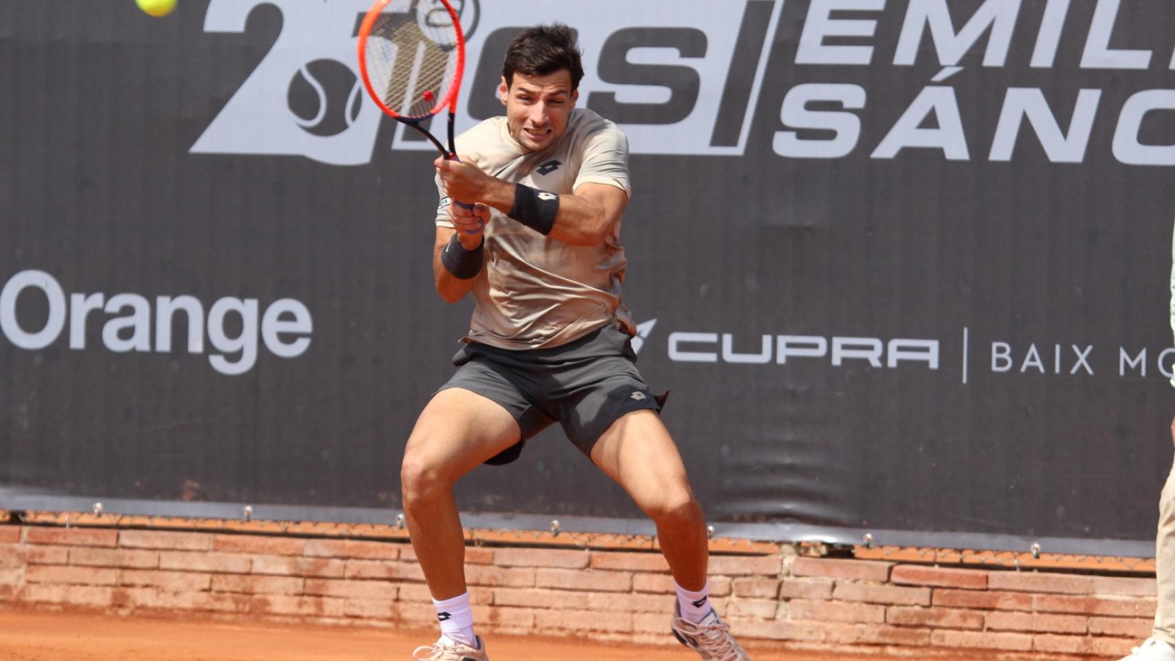 Un instante de uno de los partidos del ATP Challenger Tour Emilio Sánchez Academy.