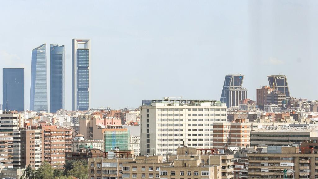 Una de las vistas de Madrid que se pueden contemplar desde el Faro de Moncloa