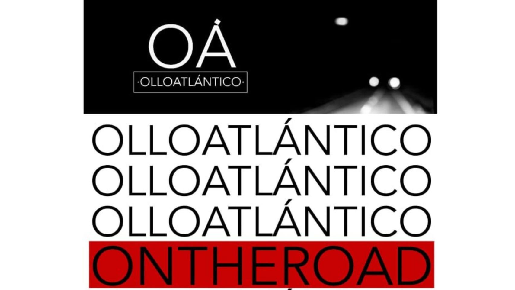 Cartel de la muestra fotográfica ‘On the road’ de Ollo Atlántico.