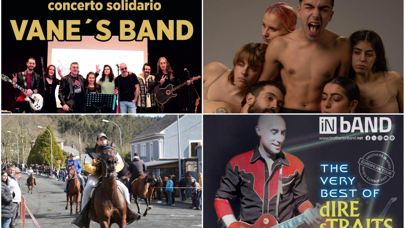 Danza, Dire Straits, caballos y un concierto solidario: planes en Ferrol para el fin de semana