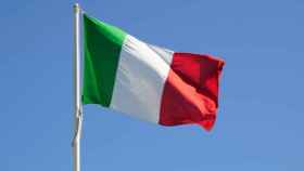 Imagen de archivo de la bandera de Italia.