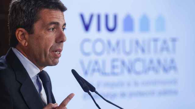 El presidente de la Generalitat, Carlos Mazón, presenta el Plan de Vivienda 'Vive Comunitat Valenciana'.